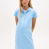 Rochie polo pentru fetițe cu imprimeu floral pe toată suprafața