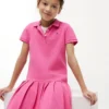 Rochie polo plisată din material elastic pentru copii Rochie polo plisată din material elastic pentru copii