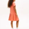 Rochie polo plisată din material elastic pentru copii Rochie polo plisată din material elastic pentru copii