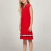 Rochie polo plisată fără mâneci pentru copii