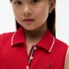 Rochie polo plisată fără mâneci pentru copii