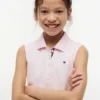 Rochie polo plisată fără mâneci pentru copii