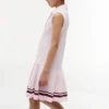 Rochie polo plisată fără mâneci pentru copii