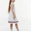 Rochie polo plisată fără mâneci pentru copii
