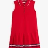 Rochie polo plisată fără mâneci pentru copii