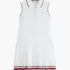 Rochie polo plisată fără mâneci pentru copii