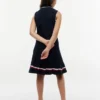 Rochie polo plisată fără mâneci pentru copii