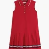 Rochie polo plisată fără mâneci pentru copii