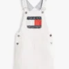 Rochie salopetă din Hilfiger Denim cu insignă Hilfiger pentru copii