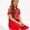 Rochie tip polo elastică pentru copii