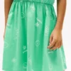 Rochie-tricou pentru copii cu imprimeu de primăvară