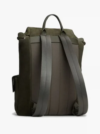 Rucsac cu clapă din piele de căprioară Rucsac cu clapă din piele de căprioară