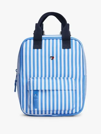 Rucsac din pânză cu dungi pentru copii