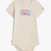 Salopetă multicoloră pentru bebeluși cu logo Tommy Salopetă multicoloră pentru bebeluși cu logo Tommy
