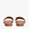 Sandale cu bandă țesută cu monogramă Sandale cu bandă țesută cu monogramă
