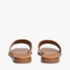 Sandale cu monogramă brodată Sandale cu monogramă brodată
