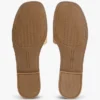 Sandale cu monogramă brodată Sandale cu monogramă brodată