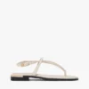 Sandale din piele cu accente metalice Sandale din piele cu accente metalice