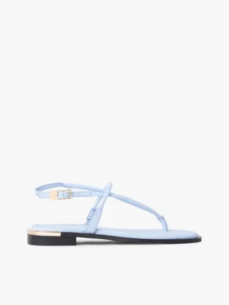 Sandale din piele cu accente metalice