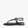 Sandale din piele cu accente metalice Sandale din piele cu accente metalice