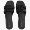 Sandale din piele cu TH Monogram Sandale din piele cu TH Monogram