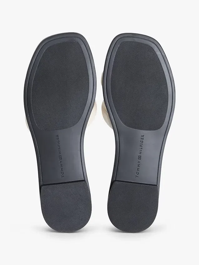 Sandale din piele cu TH Monogram Sandale din piele cu TH Monogram