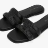 Sandale din piele cu TH Monogram Sandale din piele cu TH Monogram