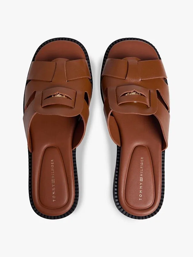 Sandale din piele tip mocasin Sandale din piele tip mocasin
