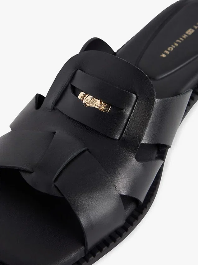 Sandale din piele tip mocasin Sandale din piele tip mocasin
