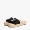 Sandale espadrile cu monogramă brodată Sandale espadrile cu monogramă brodată