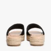 Sandale espadrile cu monogramă brodată Sandale espadrile cu monogramă brodată