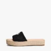 Sandale espadrile cu monogramă brodată Sandale espadrile cu monogramă brodată