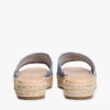 Sandale espadrile cu monogramă script Sandale espadrile cu monogramă script