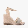 Sandale espadrile cu talpă înaltă din rafie Sandale espadrile cu talpă înaltă din rafie