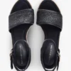Sandale espadrile cu talpă înaltă din rafie Sandale espadrile cu talpă înaltă din rafie