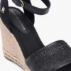 Sandale espadrile cu talpă înaltă din rafie Sandale espadrile cu talpă înaltă din rafie