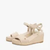 Sandale espadrile cu talpă înaltă țesută Sandale espadrile cu talpă înaltă țesută