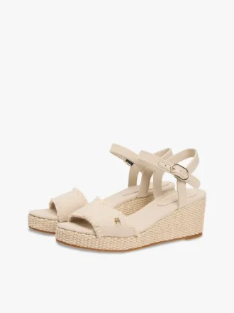 Sandale espadrile cu talpă înaltă țesută Sandale espadrile cu talpă înaltă țesută
