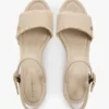 Sandale espadrile cu talpă înaltă țesută Sandale espadrile cu talpă înaltă țesută