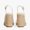 Sandale espadrile cu talpă înaltă și baretă în spate Sandale espadrile cu talpă înaltă și baretă în spate