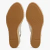 Sandale espadrile cu talpă înaltă și baretă în spate Sandale espadrile cu talpă înaltă și baretă în spate