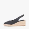Sandale espadrile cu talpă înaltă și baretă în spate Sandale espadrile cu talpă înaltă și baretă în spate