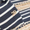 Sandale espadrile din pânză cu dungi Sandale espadrile din pânză cu dungi