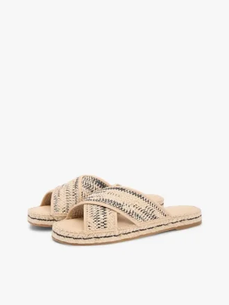 Sandale espadrile din rafie