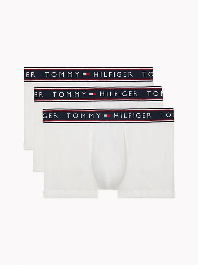 Set de 3 boxeri din bumbac elastic Set de 3 boxeri din bumbac elastic