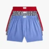 Set de 3 boxeri țesuți cu imprimeu Set de 3 boxeri țesuți cu imprimeu