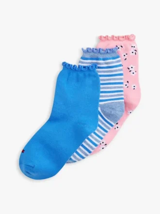 Set de 3 perechi de Șosete scurte Daisy Mix pentru copii