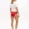 Set de 3 slipuri bikini cu bordură din dantelă Set de 3 slipuri bikini cu bordură din dantelă