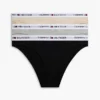 Set de 3 slipuri bikini cu logo Tommy Set de 3 slipuri bikini cu logo Tommy