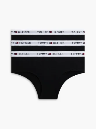 Set de 3 slipuri bikini cu logo Tommy